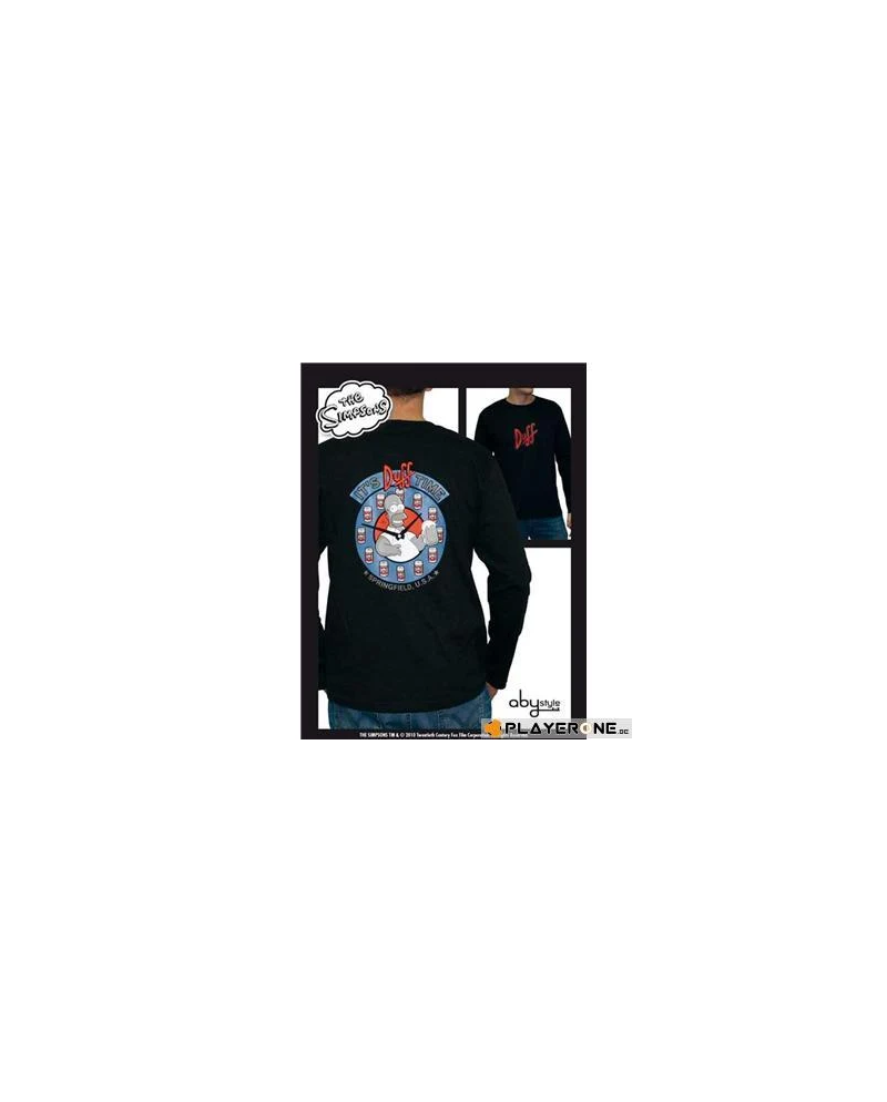 SIMPSONS - T-Shirt Homme DUFF TIME- Black (S)