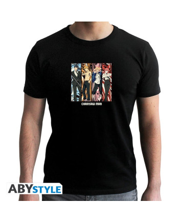 CHAINSAW MAN - T-Shirt Group Unisex black (XL)