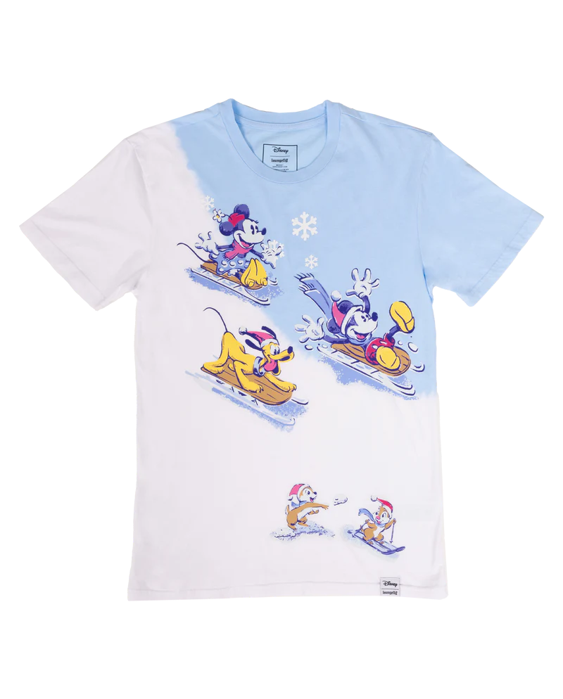 MICKEY & FRIENDS - Winter Wonderland - T-Shirt Unisex Loungefly (S)