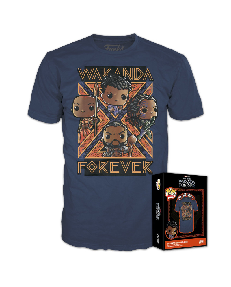 BLACK PANTHER WAKANDA FOREVER - Group - T-Shirt POP (S)