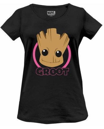MARVEL - Smiling Groot Head - T-Shirt Women (L)