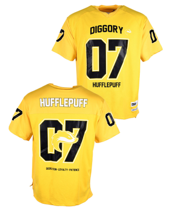 HARRY POTTER - Hufflepuff - T-Shirt Sports US Replica unisex (L)