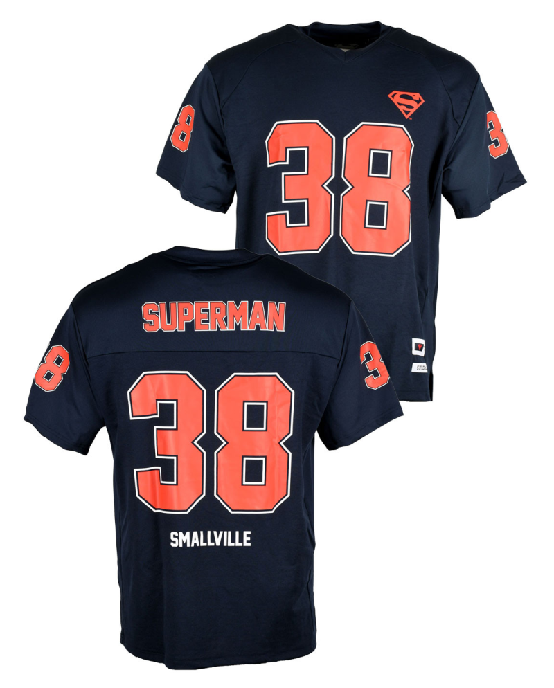 DC COMICS -Superman Smallville - T-Shirt Sports US Replica unisex (XL)