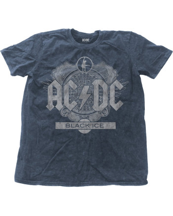 AC/DC - T-Shirt Snow Wash Col - Black Ice (S)