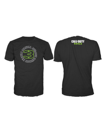 CALL OF DUTY MW3 - T-Shirt Black - COUNTRIES 3 (XXL)