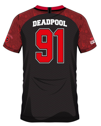 MARVEL - Deadpool 91 - Soccer Jersey Men (XXL)