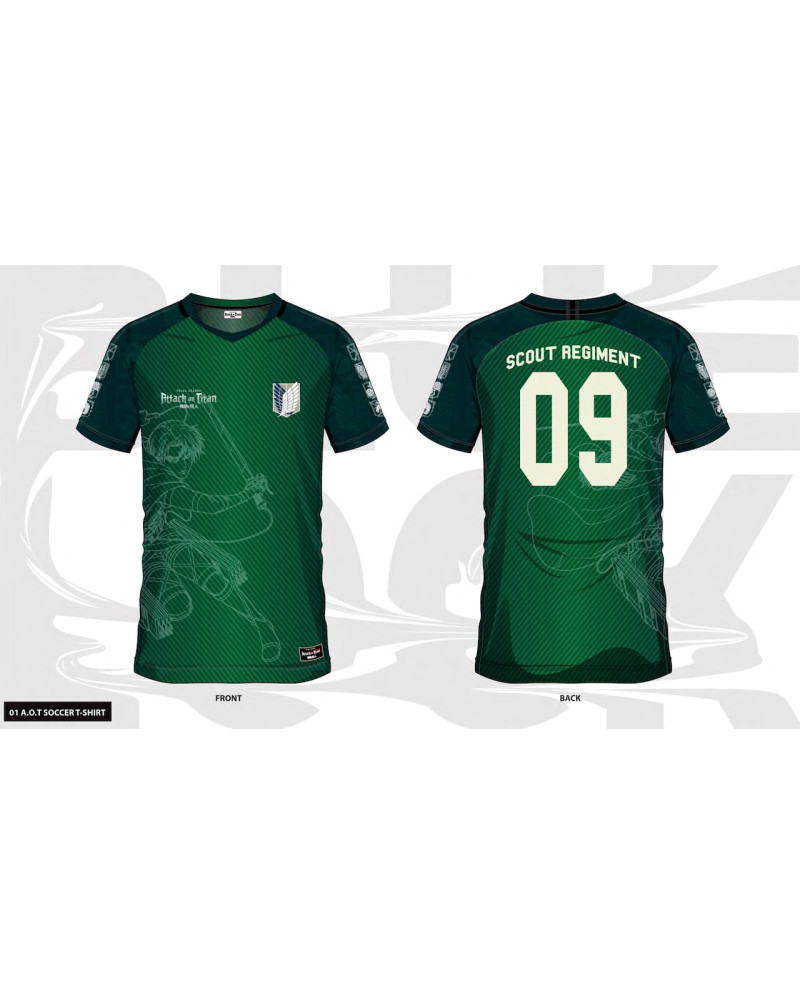 ATTACK ON TITAN - Scout Regiment 09 - Soccer Jersey Men (L)
