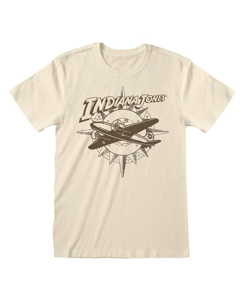 INDIANA JONES - Plane and Compass - Unisex T-Shirt (XL)