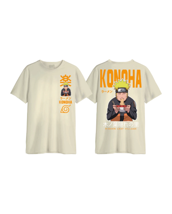 NARUTO SHIPPUDEN - Konoha Ramen - Oversize T-Shirt Men (XXL)