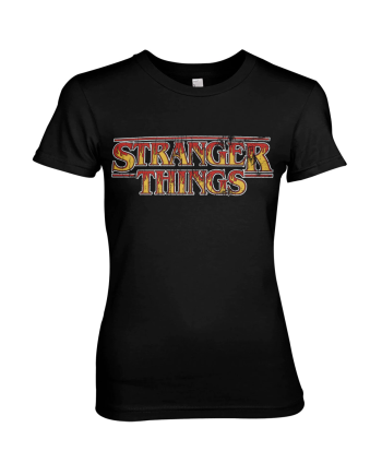 STRANGER THINGS - Fire Logo - T-Shirt Girl (XL)
