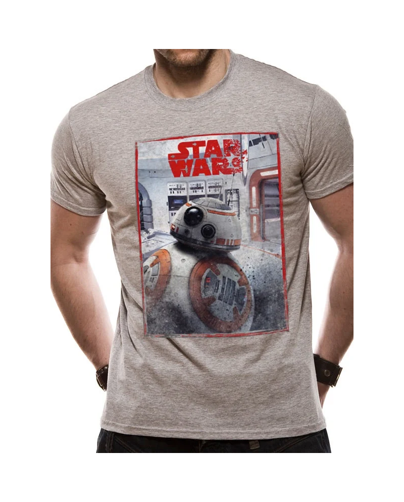 STAR WARS 8 The Last Jedi - T-Shirt BB8 Reveal (S)