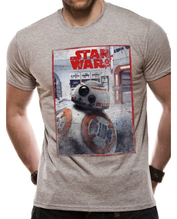 STAR WARS 8 The Last Jedi - T-Shirt BB8 Reveal (S)
