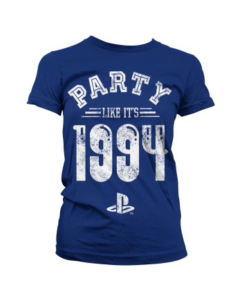PLAYSTATION - T-Shirt Party Like It's 1994 - GIRL Navy (S)