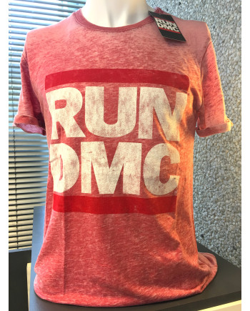 RUN DMC - T-Shirt BurnOut - Logo Vintage (S)