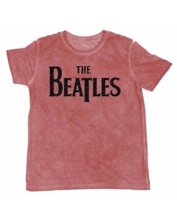 THE BEATLES - T-Shirt BurnOut Col - Logo Red - Men (XXL)