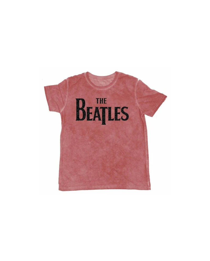 THE BEATLES - T-Shirt BurnOut Col - Logo Red - Men (XXL)