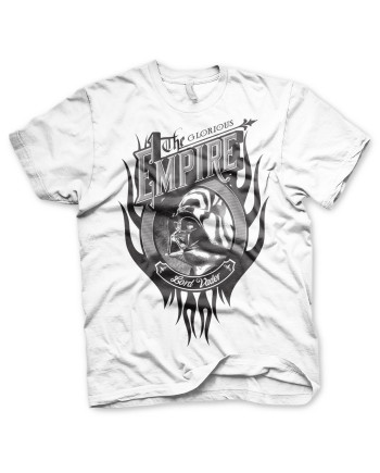 STAR WARS - T-Shirt The Glorious Empire Lord Vader - White (L)