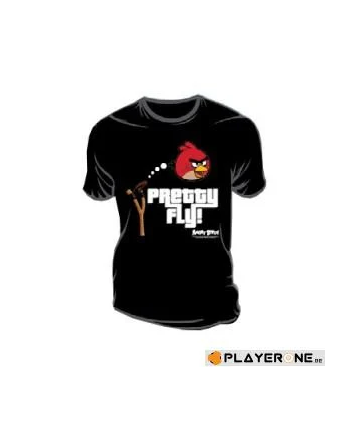 ANGRY BIRDS - T-Shirt Pretty Fly Black (XL)