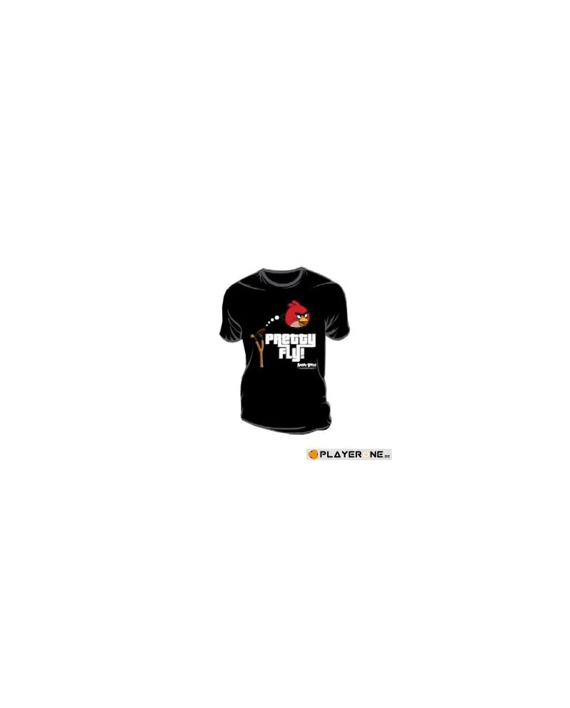 ANGRY BIRDS - T-Shirt Pretty Fly Black (XL)