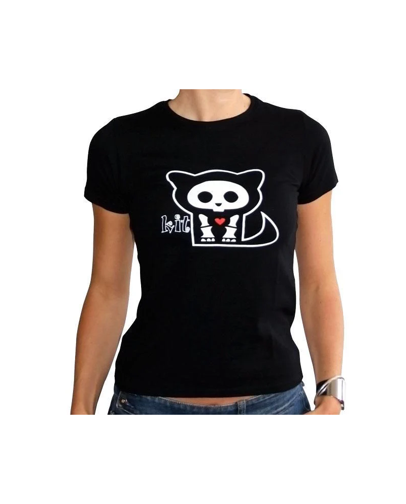 SKELANIMALS - T-Shirt KIT Femme Black Basic (XL)