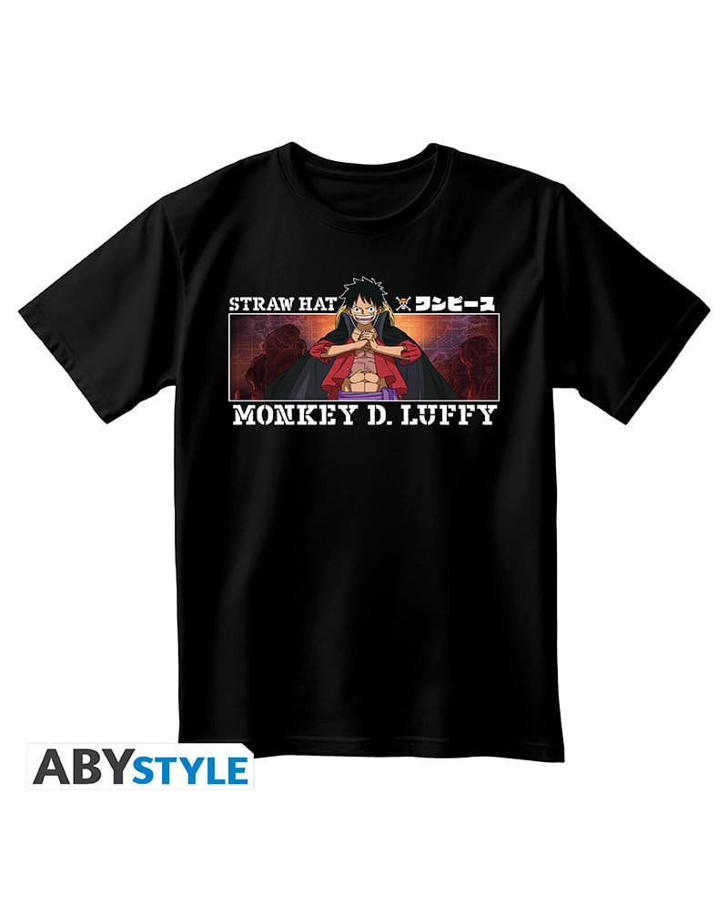 ONE PIECE - T-Shirt Monkey D.Luffy Unisex black (L)