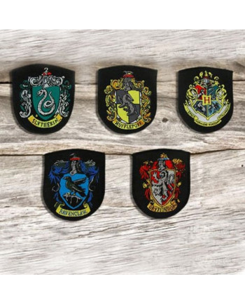 HARRY POTTER - Hogwarts House Crest - 5 Pces