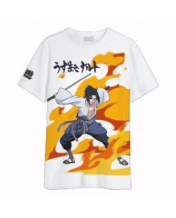 NARUTO SHIPPUDEN - Sasuke Uchiwa - Oversize T-Shirt Men (L)