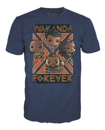 BLACK PANTHER WAKANDA FOREVER - Group - T-Shirt POP (L)