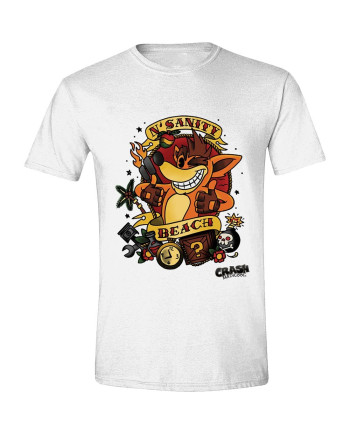 CRASH TEAM RACING - T-Shirt - Crash N'Sanity Beach (XXL)