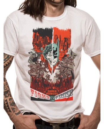 BATMAN - T-Shirt IN A TUBE- Fight To The Finish (XXL)