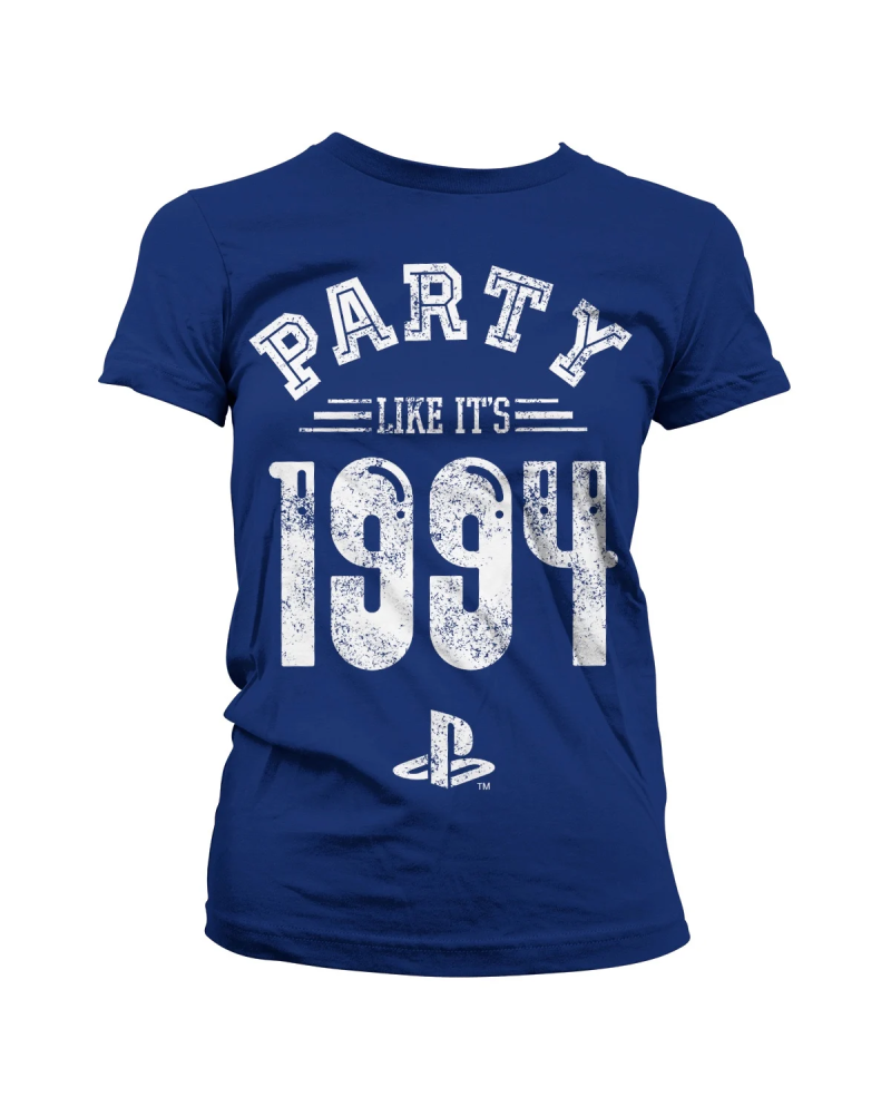 PLAYSTATION - T-Shirt Party Like It's 1994 - GIRL Navy (XXL)