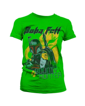STAR WARS - T-Shirt Boba Fett - Bounty Hunter GIRL (L)