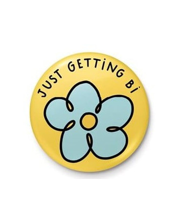 DIVERS - The Peach Fuzz "Getting Bi" - Button Badge 25mm