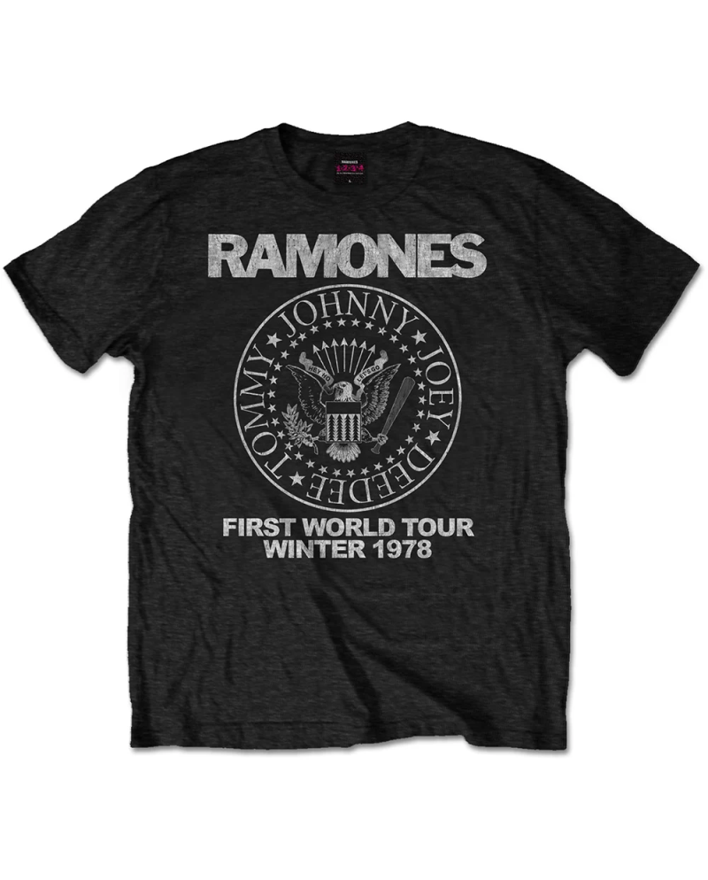 RAMONES - T-Shirt RWC - First World Tour 1978 (S)