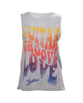 FENDER - T-Shirt Guitar Groove Love - Women's Top (XL)