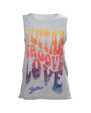 FENDER - T-Shirt Guitar Groove Love - Women's Top (XL)