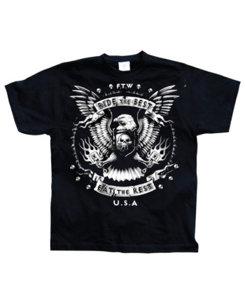 LIFESTYLE - T-Shirt Ride the Best / Eat the Rest (L)