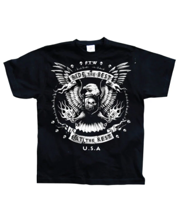 LIFESTYLE - T-Shirt Ride the Best / Eat the Rest (S)