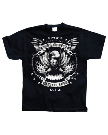 LIFESTYLE - T-Shirt Ride the Best / Eat the Rest (S)