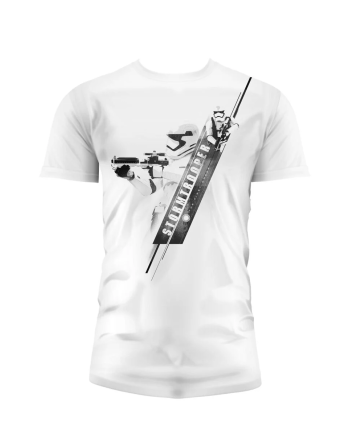 STAR WARS 7 - T-Shirt Storm Trooper Blaster - White (XL)