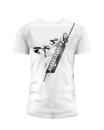 STAR WARS 7 - T-Shirt Storm Trooper Blaster - White (XL)