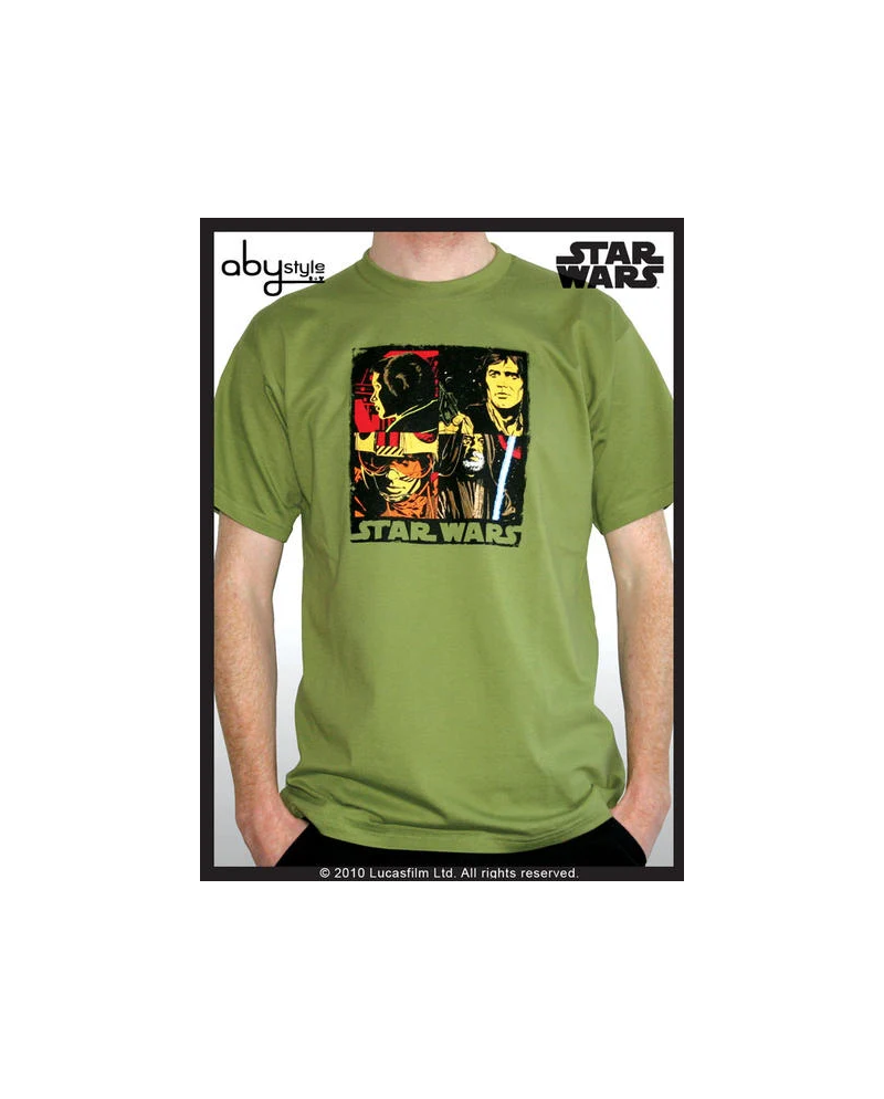 STAR WARS - T-Shirt Pop Art - Green (S)