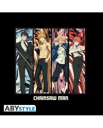 CHAINSAW MAN - T-Shirt Group Unisex black (XS)