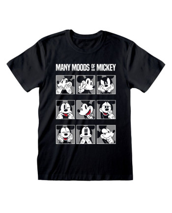 MICKEY AND FRIENDS - Many Moods of Mickey - Unisex T-Shirt (S)