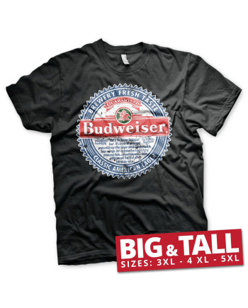 BUDWEISER - T-Shirt Big & Tall - American Lager (4XL)