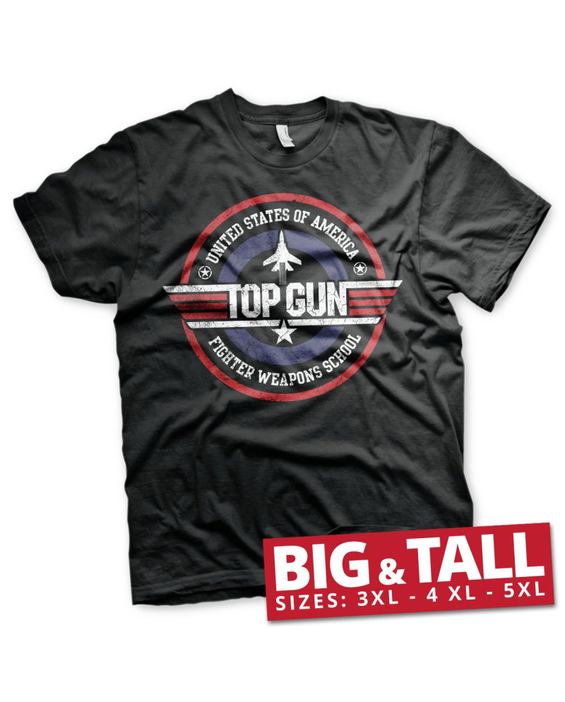 TOP GUN - T-Shirt Big & Tall - Fighter Weapons School (4XL)