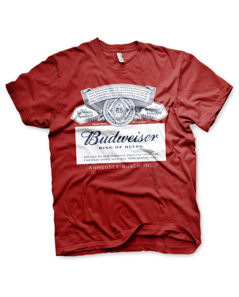 BEER - Budweiser Red Label - T-Shirt - (XXL)