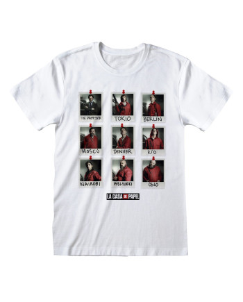LA CASA DE PAPEL - T-Shirt - Polaroid - (L)