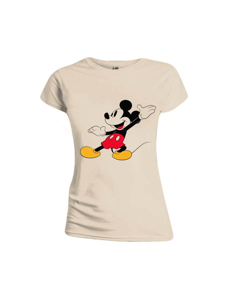 DISNEY - T-Shirt - Mickey Mouse Happy Face - GIRL (M)