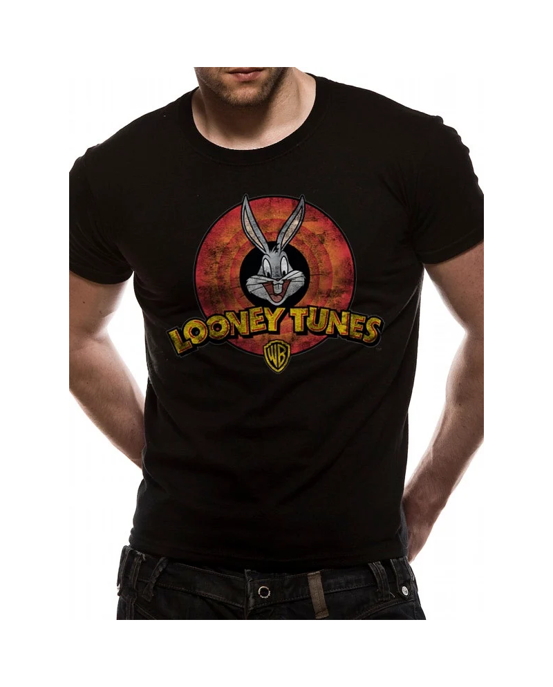 LOONEY TUNES - T-Shirt IN A TUBE- Destroy Logo (XL)